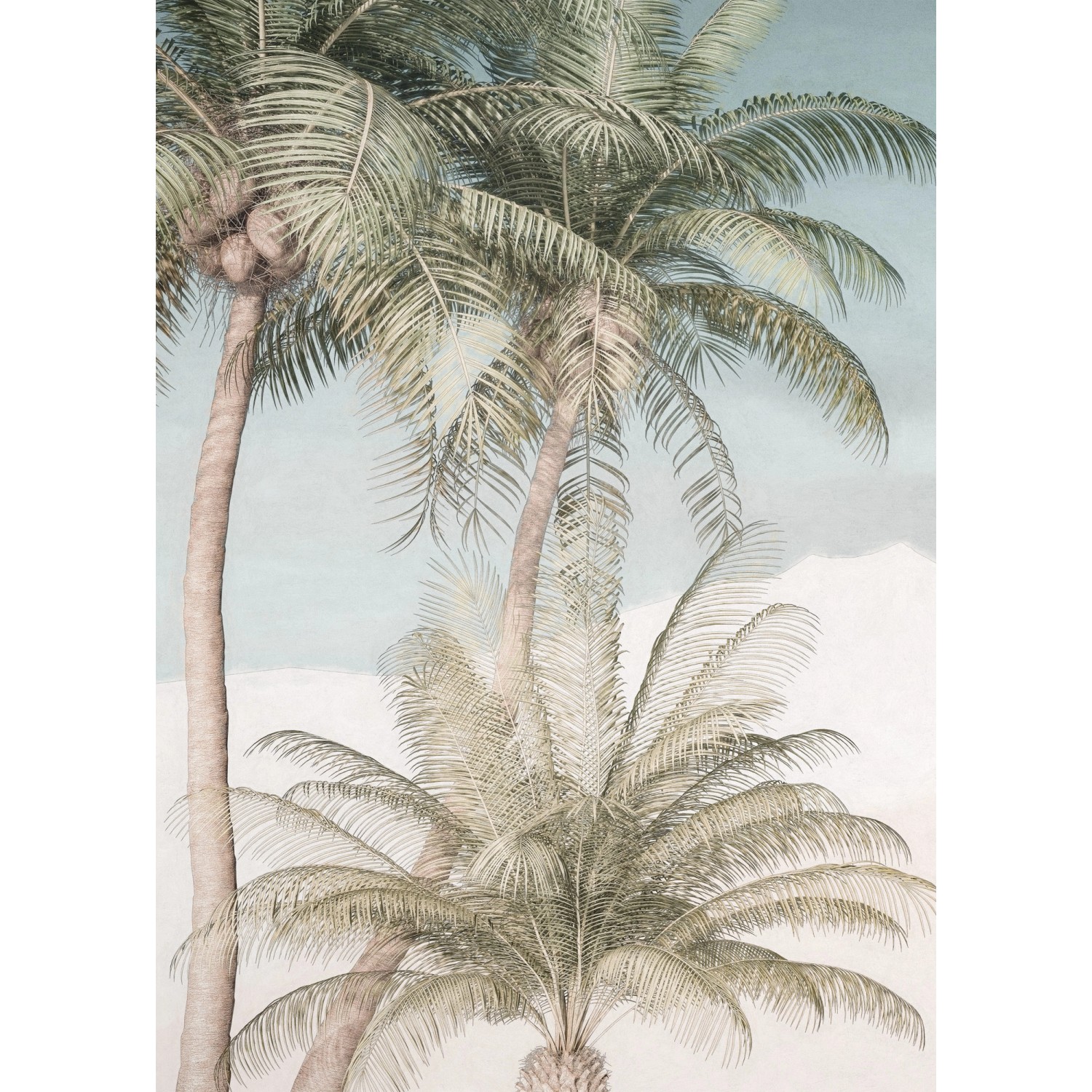 Komar Fototapete Vlies Palm Oasis  200 x 280 cm