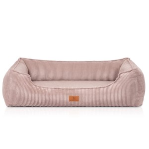 Rosa Knuffelwuff Hundebett Nunavut Orthopädisch Cord XXL, 120x85cm.