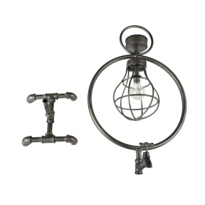 DELUKE Solar-Leuchte JENA, schwarze Gartenlampe mit Tischleuchte und Outdoor-Leuchte.