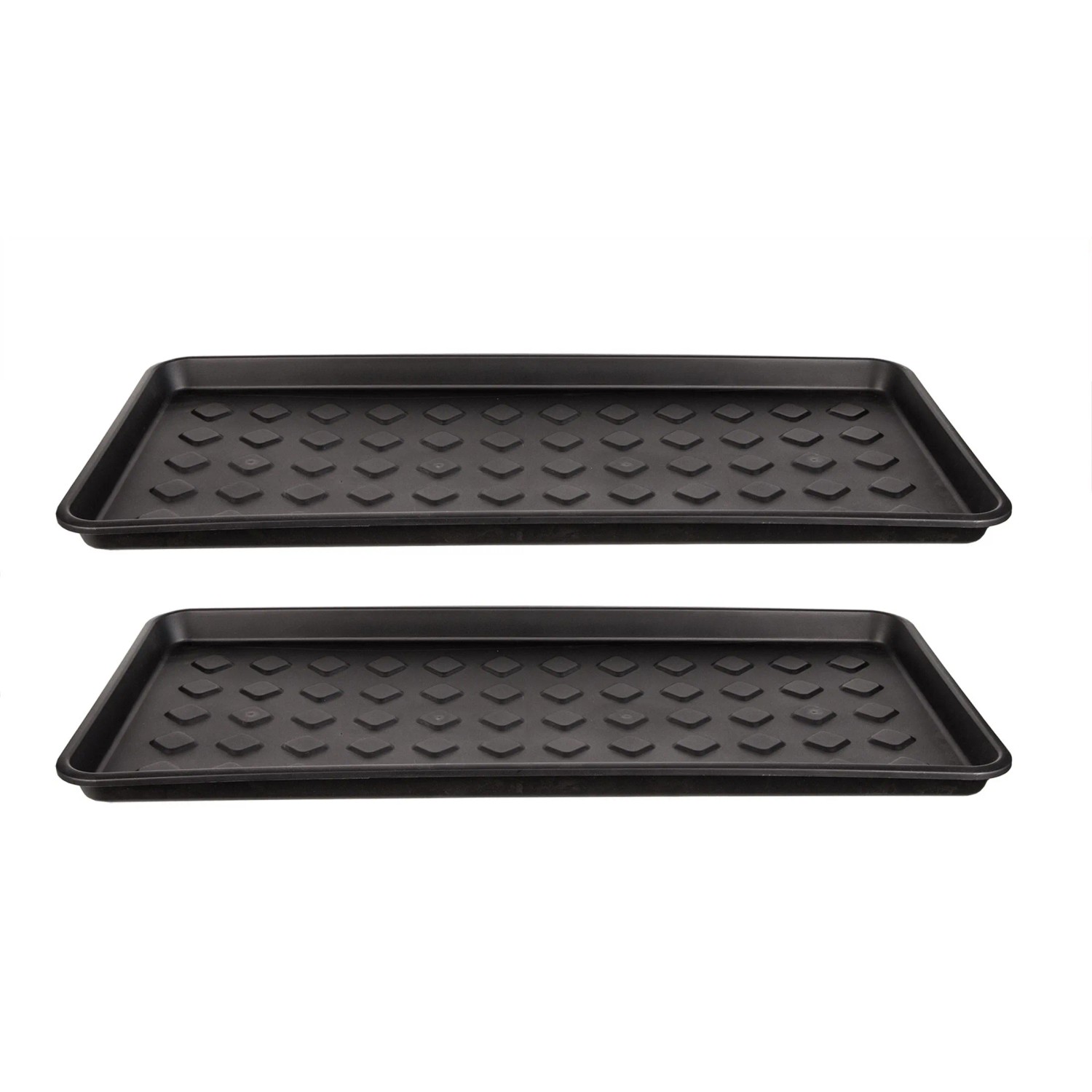 BigDean 2er Set Schuhabtropfschale Schuhablage Groß Abtropfschale Für Schuhe 71 5 X 34 5 X 3 Cm Schuhmatte Mit Erhöhtem Rand BigDean 2er Set Schuhabtropfschale Schuhablage groß - Abtropfschale für Schuhe - 71,5 x 34,5 x 3 cm - Schuhmatte mit erhöhtem Rand