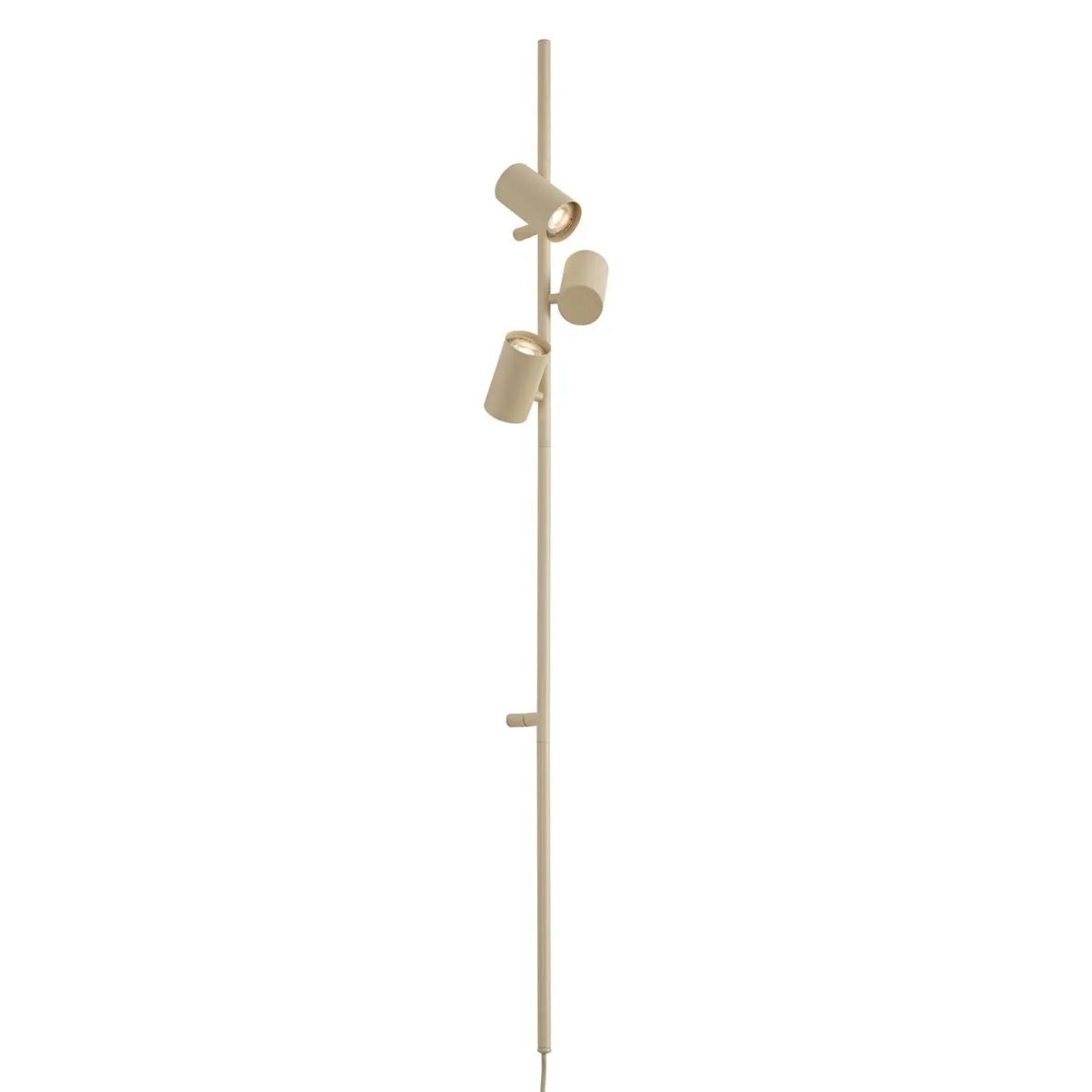 QAZQA Moderne Wandleuchte Beige 3 Flammig Jeana Luxe