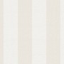 A.S. Creation Vliestapete Liberte mit Streifenmuster in Weiß und Beige.