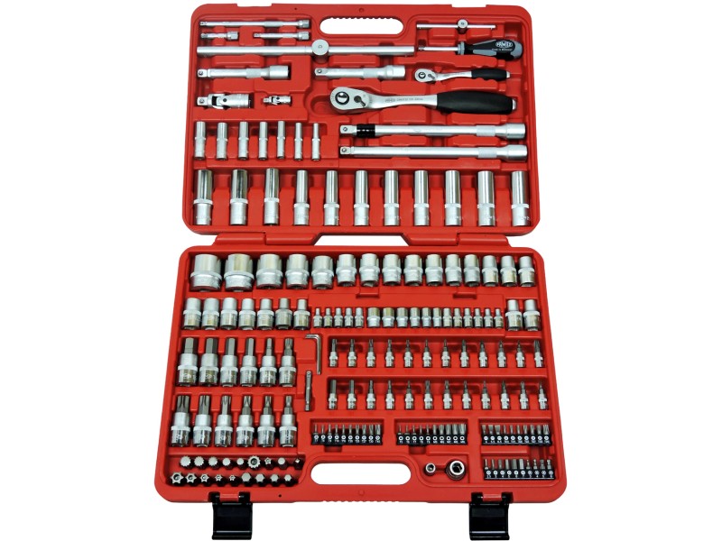 Famex Werkzeugkoffer kaufen Steckschlüsselsatz 174-teilig bei 414-09 inkl. OBI Pro Aluminium
