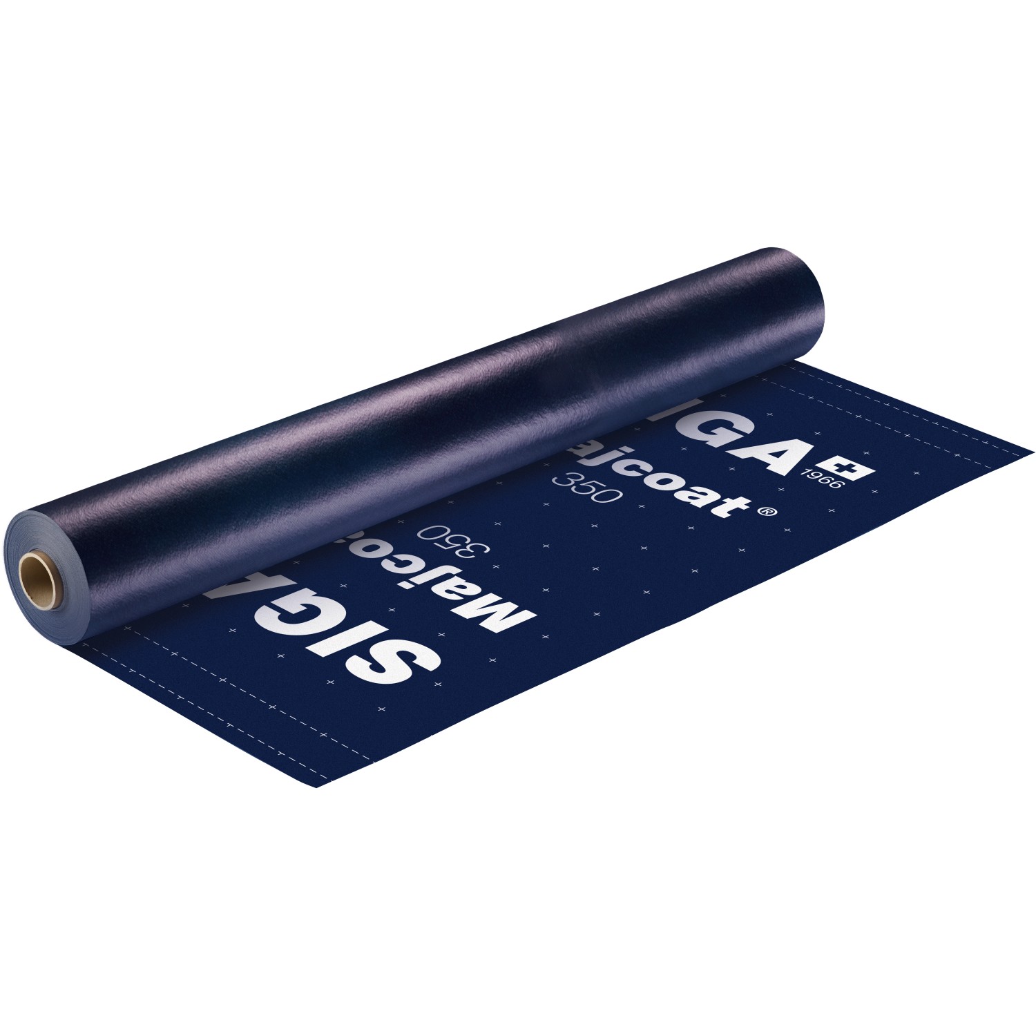 Rolle Siga Majcoat 350 Unterdeckbahn, blau, 1,5 m x 33 m, für winddichte Gebäudehülle.