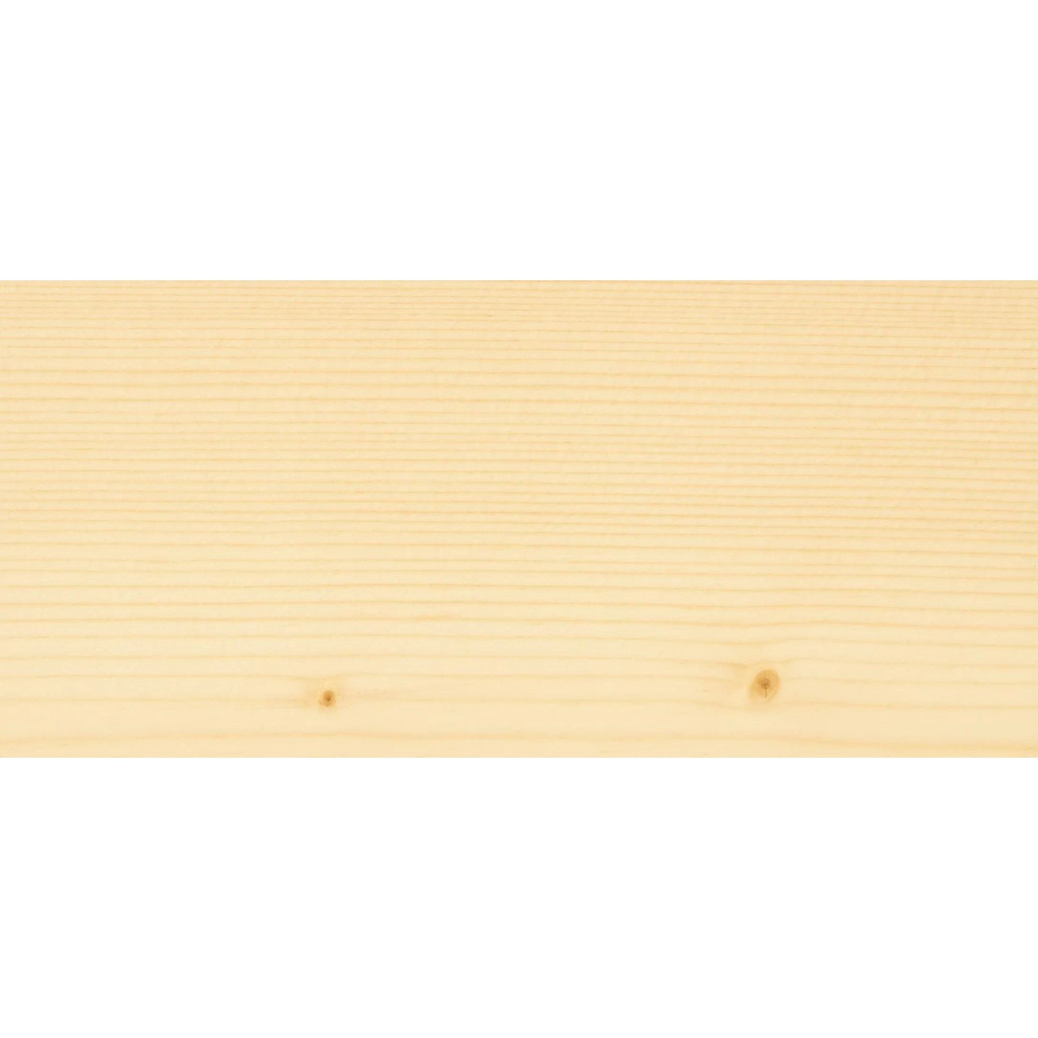 Holzbrett behandelt mit Osmo Dekorwachs Transparent Farblos. Holzstruktur sichtbar.