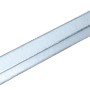 T & J PROTEC Rahmenprofil aus Metall in Stahloptik für Zaunbau und Sichtschutz.