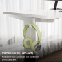 HOMAVO Elektrisch Höhenverstellbarer Schreibtisch 160x80cm mit Memory Funktion Anti Kollisions System Sitzerinnerung Weiß_4