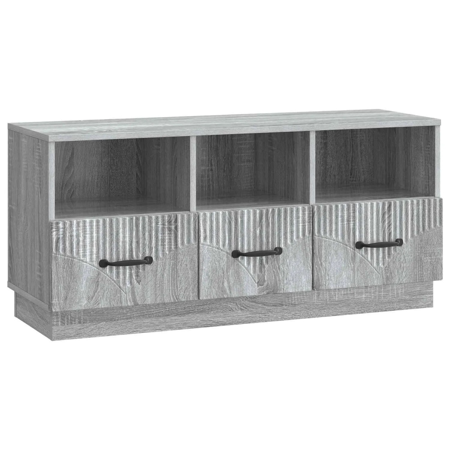 vidaXL TV-Schränk Graues Sonoma 102 x 34,5 x 47 cm Holzwerkstoff 895371