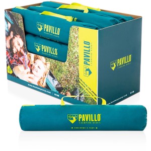 Bestway® Cool Dome 2 Zelt für 2 Personen, verpackt im Karton mit Tragegriff.