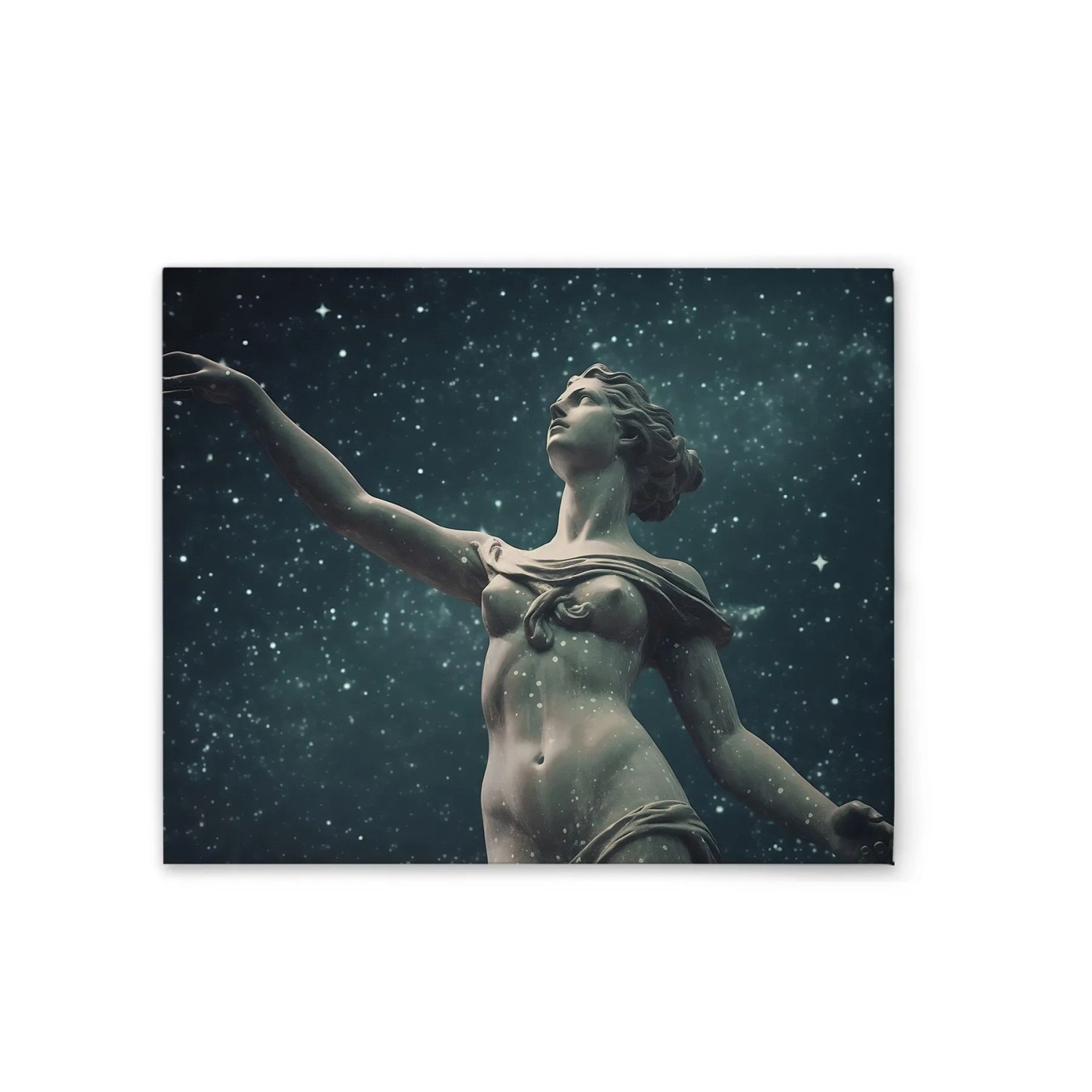 Tadessi Leinwandbild - M1-No.52136 - Frauen Statue - 50 x 40 cm - Quadratisch