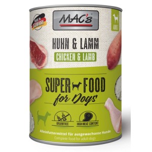 Mac's Hunde-Nassfutter Hühnchen und Lamm 800 g