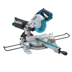 Makita LS0815FLN Kapp- und Gehrungssäge 216 mm mit Laser für präzise Schnitte.