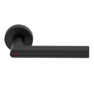 Novadoors Türgriff Nova Mio, rosettenlos, Smart2Lock, rechts, schwarz.