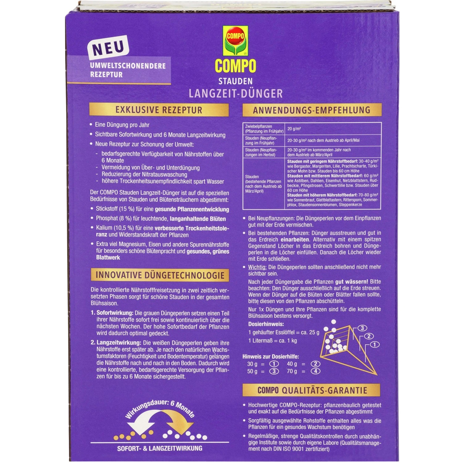 Compo Langzeit Dnger fr Stauden 2 kg kaufen bei OBI