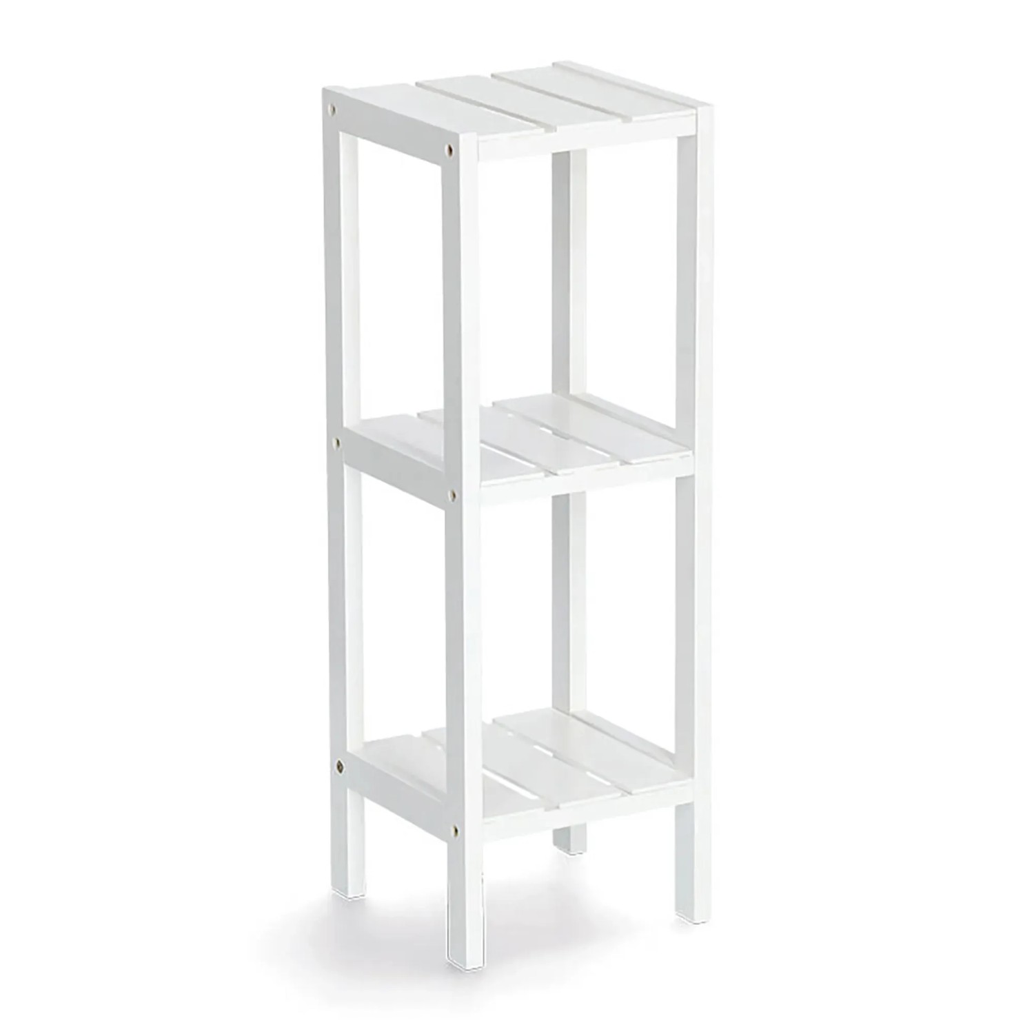 Zeller weißes Regal MDF 22 x 22 x 65 cm mit 3 Ablagen kaufen bei OBI