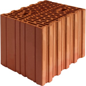 Poroton-Planziegel ThermoPlan 300/14 T14, Mauerstein für Innen- und Außenwände.