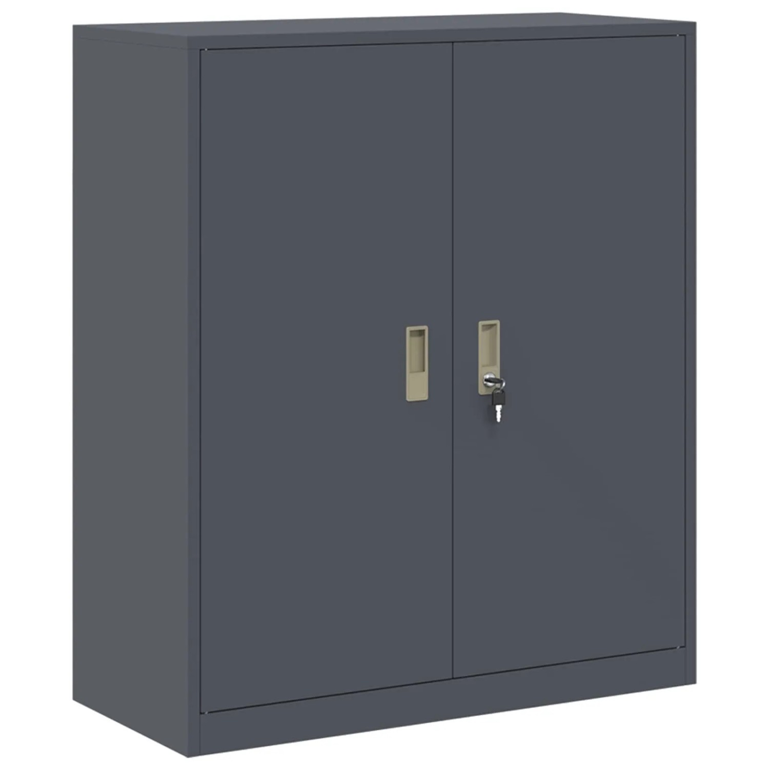 vidaXL Aufbewahrungsschrank Anthrazit 90 x 40 x 105 cm Stahl 891648