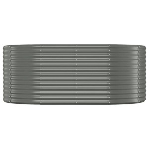 vidaXL Hochbeet Verzinkter Stahl 175x100x68 cm Grau 319059
