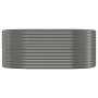 vidaXL Hochbeet Verzinkter Stahl 175x100x68 cm Grau 319059_3