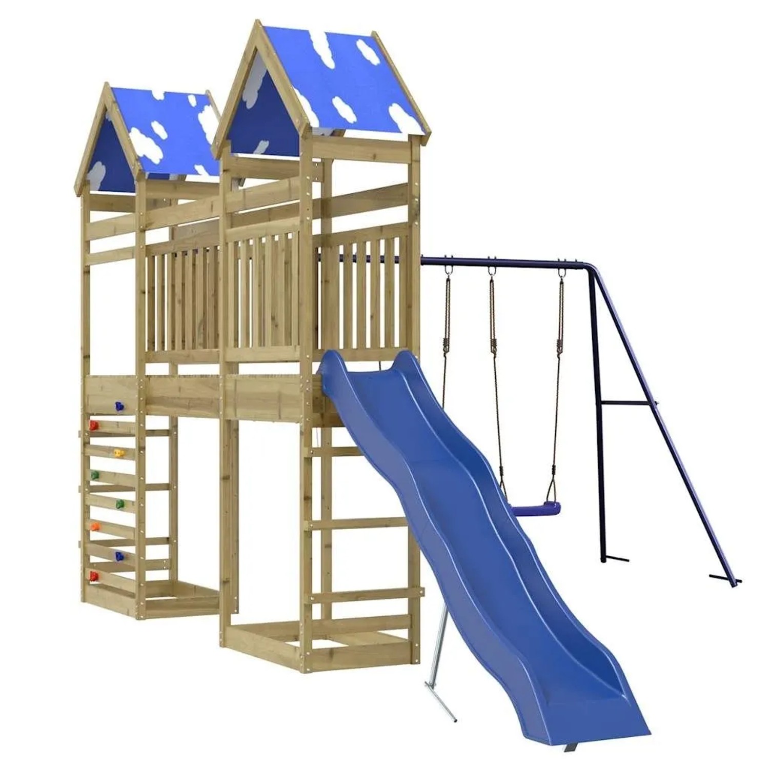 vidaXL Spielturm Imprägniertes Kiefernholz 3279063