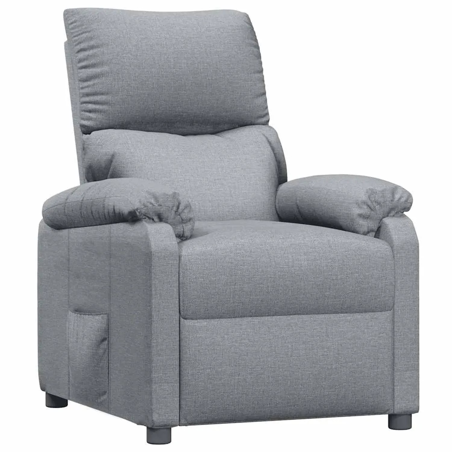 vidaXL Relaxsessel Hellgrau Stoff 340177