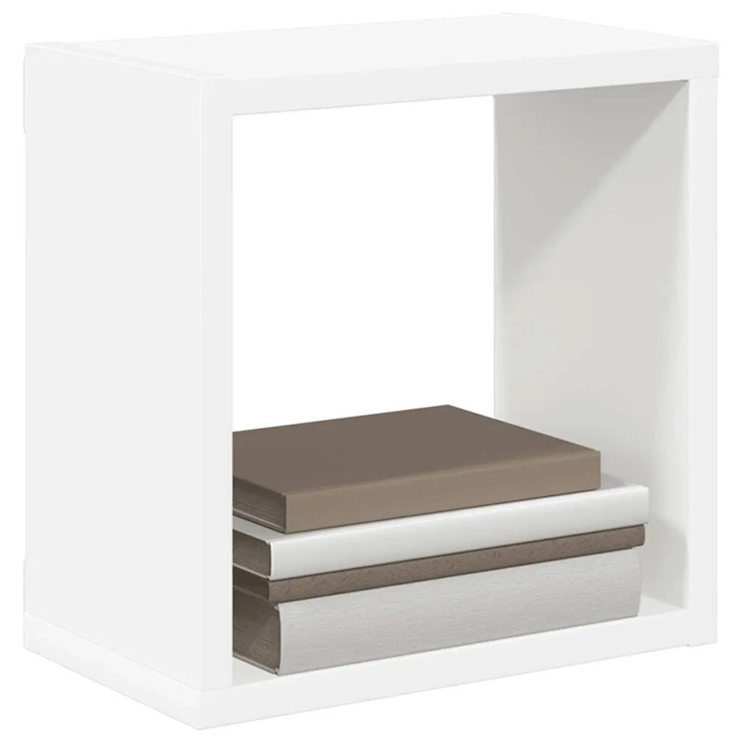 vidaXL Würfelregale 2 Stk Weiß 26x15x26 cm 807025_4