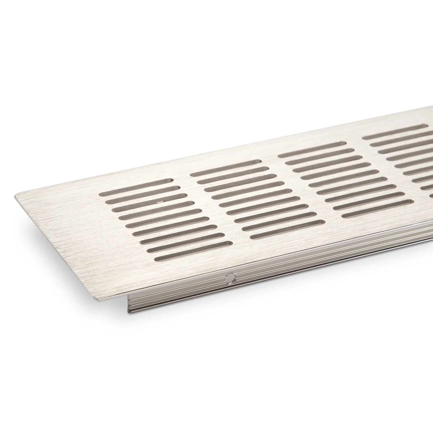 SOTECH Lüftungsgitter Lochblech 500 x 80 mm Edelstahloptik