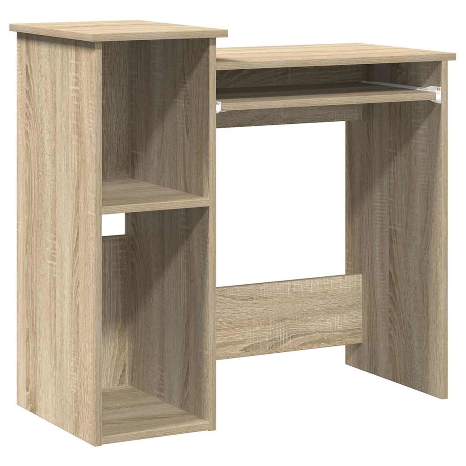 vidaXL Schreibtisch mit Regalen Sonoma-Eiche 84x40x78 cm Holzwerkstoff 8604 günstig online kaufen
