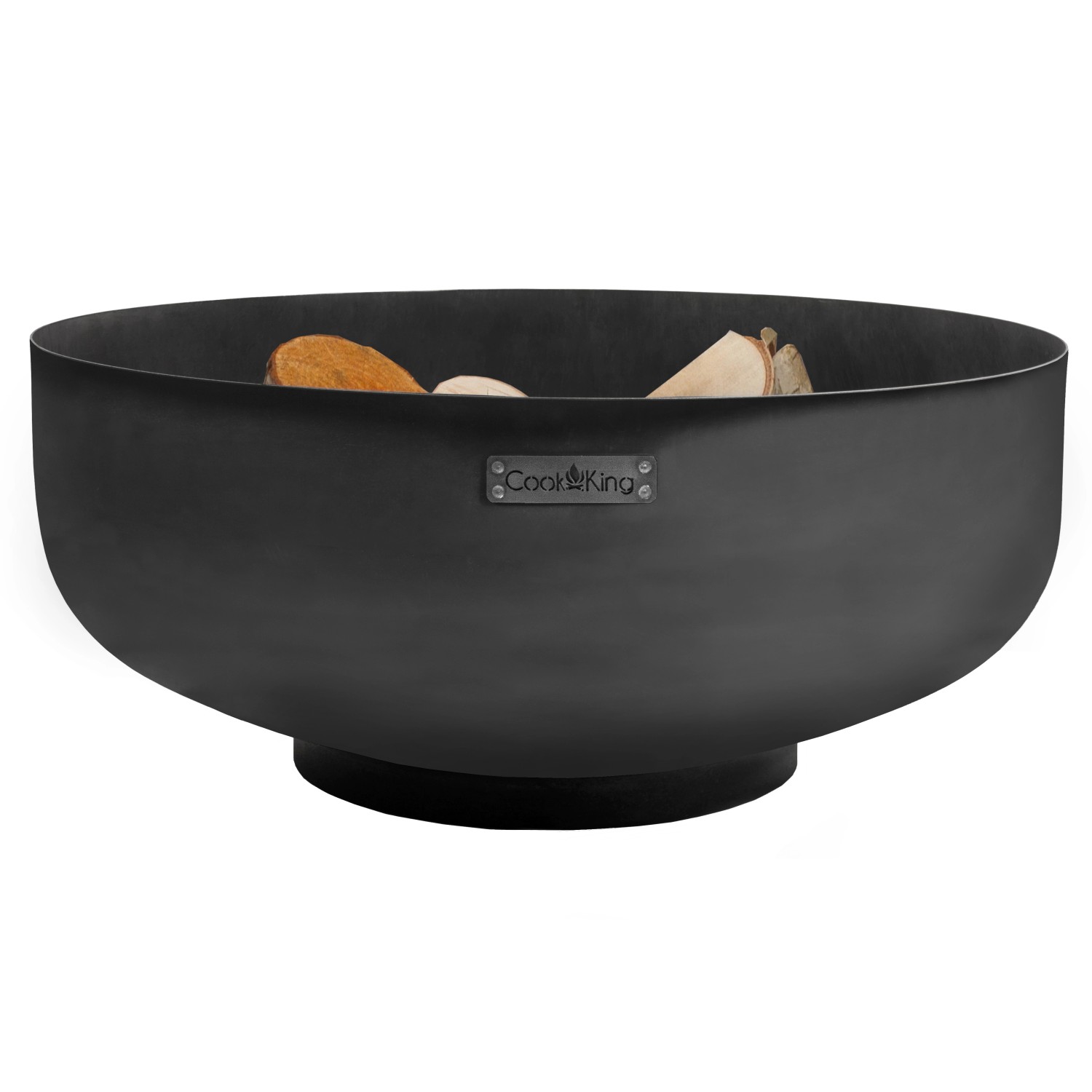 CookKing Feuerschale Stahl XXL Palermo Ø 80 cm x 35 cm Schwarz