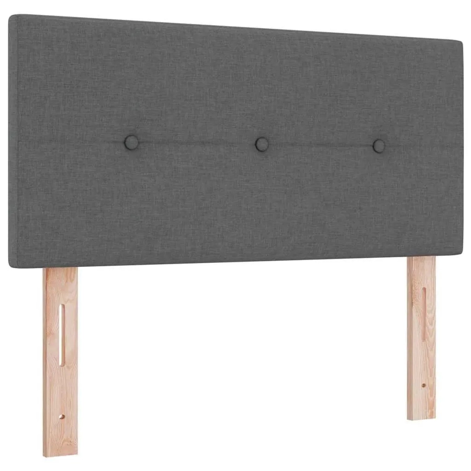 vidaXL Kopfteil mit Kopfteil Dunkelgrau 100 cm Kunstleder 42007138