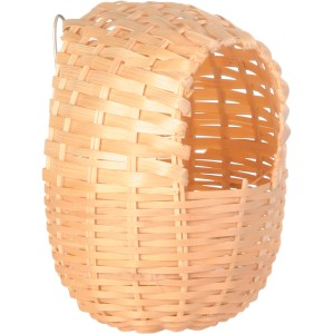 Trixie Exotennest aus Bambus, 11x12cm, für Vögel, Nistkasten.