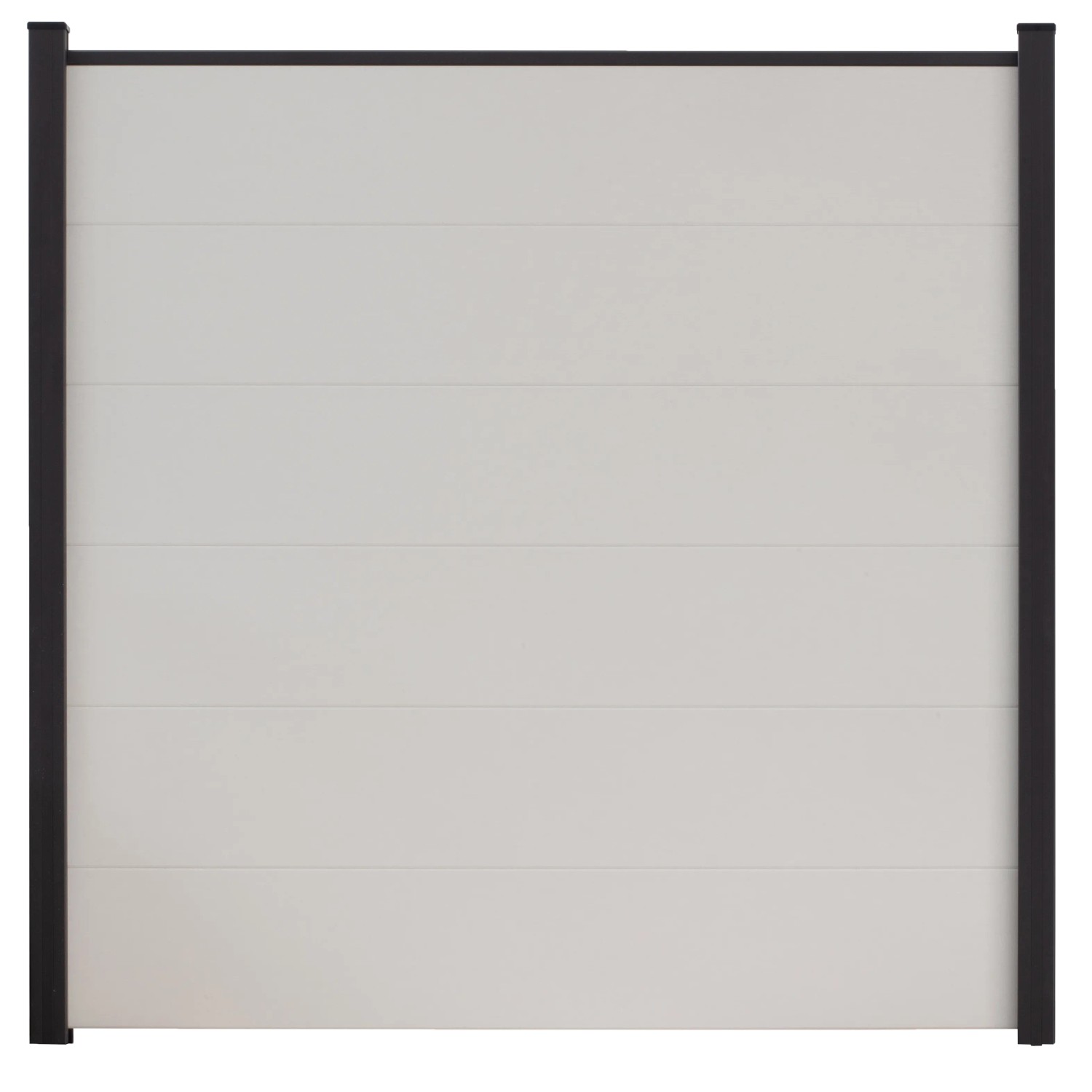 GroJa Steckzaun BasicLine PVC 180 cm x 180 cm Weiß