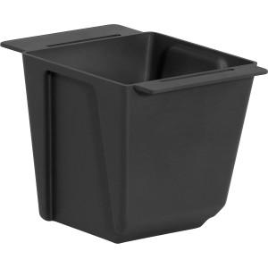 Anthrazitfarbener Geli Pflanzkasten für Europaletten, 10x13,5x10 cm.