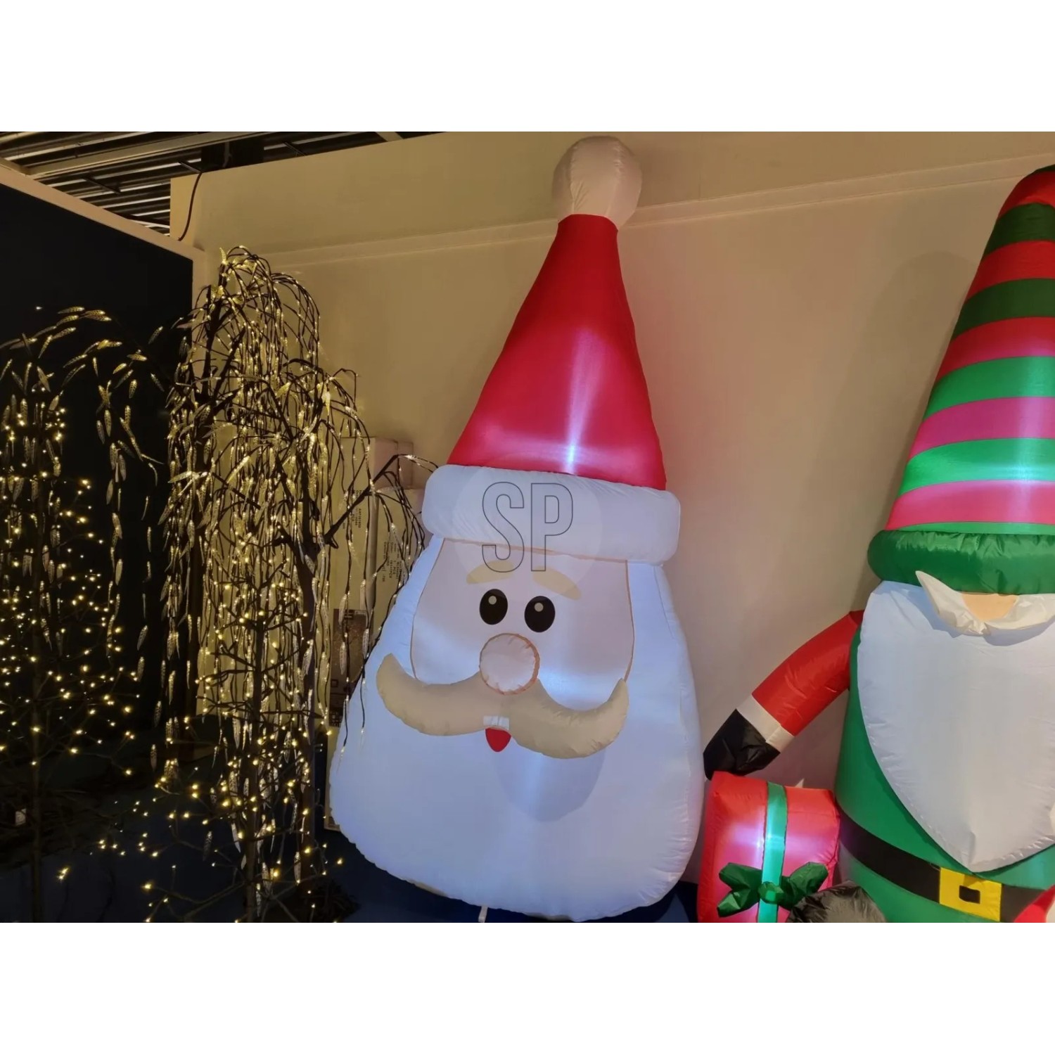 LED-Weihnachtsmann Aufblasbar IP44