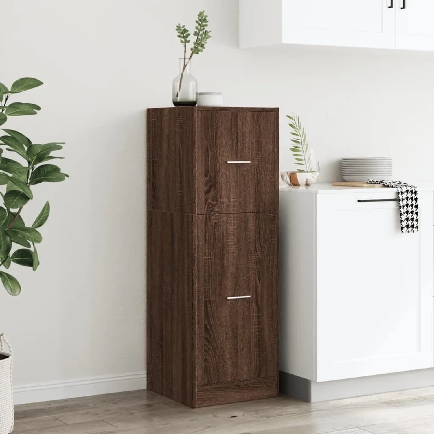 vidaXL Apothekerschrank Eichen-Optik 40x41x118 cm Holzwerkstoff 855202_4