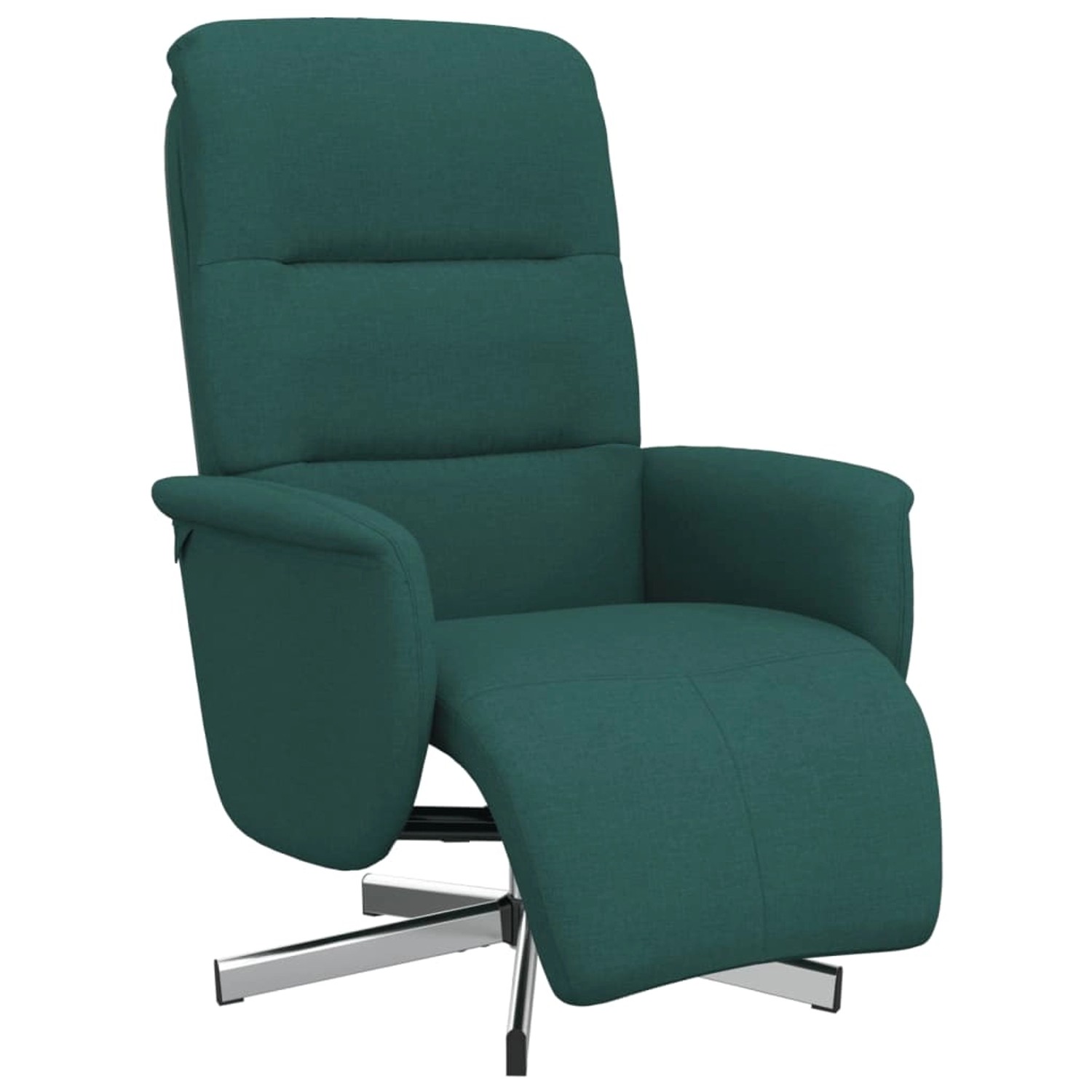 vidaXL Relaxsessel mit Fußteil Dunkelgrün Stoff 356565 günstig online kaufen
