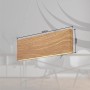 Globo LED-Wandleuchte Siegfried in Holzoptik, 22,5x8cm, für stimmungsvolle Beleuchtung.