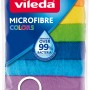 Vileda Allzwecktücher Microfibre, 7er-Pack, mehrfarbig. Reinigungstücher aus Mikrofaser im Maxi-Pack.
