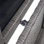 Proregal Poly-Rattan Kissenbox HxBxT 51x115x59cm Basic Grau 250L Gartentruhe Auflagenbox Truhe_5