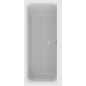 Rechteckige, weiße Ideal Standard Connect Air Duo-Badewanne, 170x75 cm, Draufsicht.