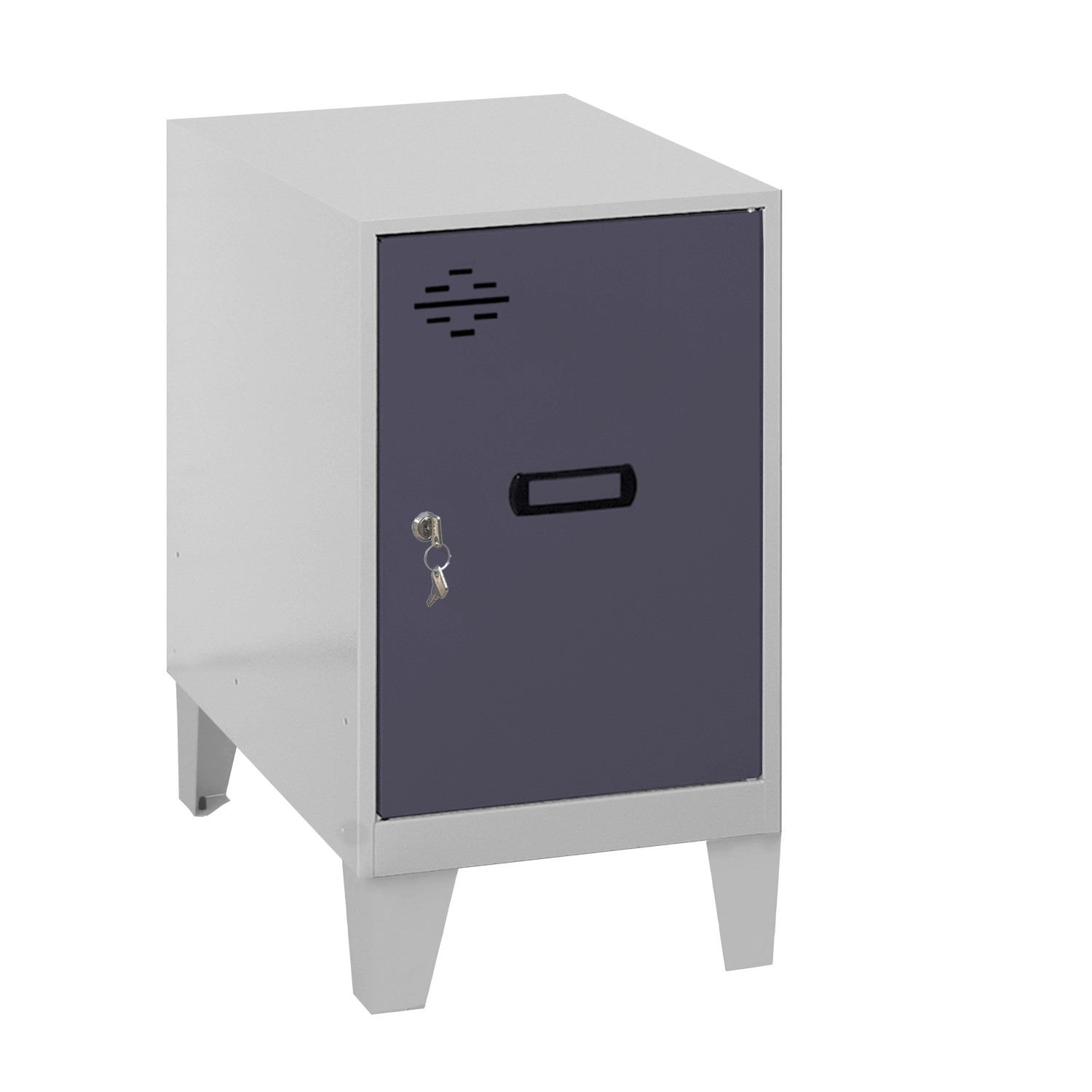 PROREGAL Schließfachwürfel AMEGO HxBxT 57,5 x 40 x 50 cm Mit Standfüße Anth günstig online kaufen