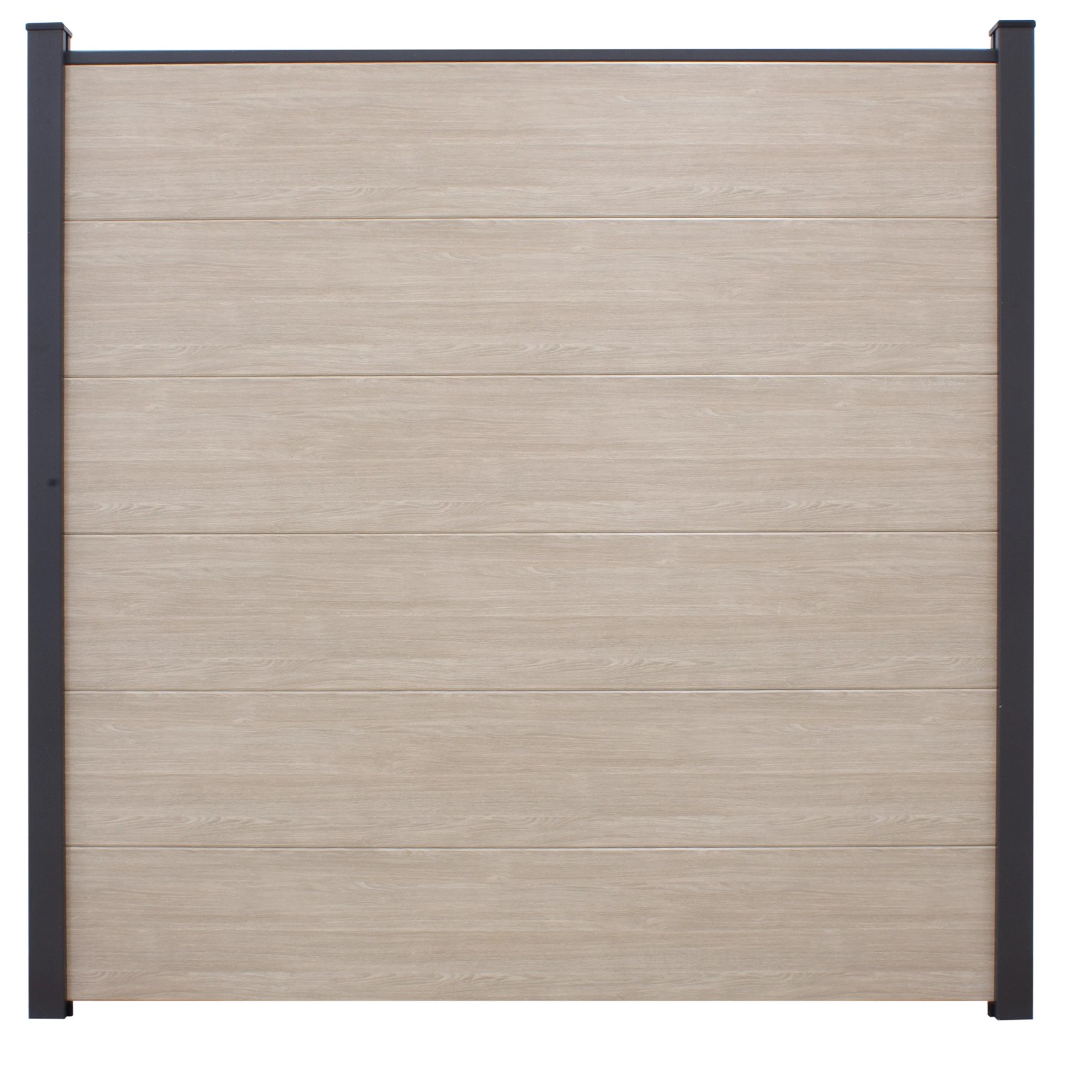 GroJa Steckzaun BasicLine PVC 180 cm x 180 cm Sheffield Oak