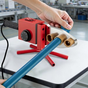 Wiltec Pe-Rohr Schweißgerät 2000W 300°C Muffenschweißgerät Kunststoffschweißen