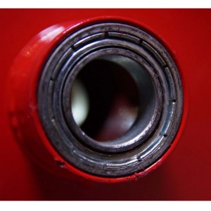 TRUTZHOLM Schubkarrenrad Pannensicher 4.00-8  4.80 mit Achse Vollgummi