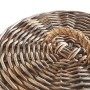 Kobolo Wäschekorb Rattankorb Aufbewahrungskorb Rattan Kubu Grey_3