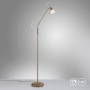 Paul Neuhaus Stehleuchte Pino in Altmessing: Verstellbare LED-Lampe für Wohn- und Esszimmer.