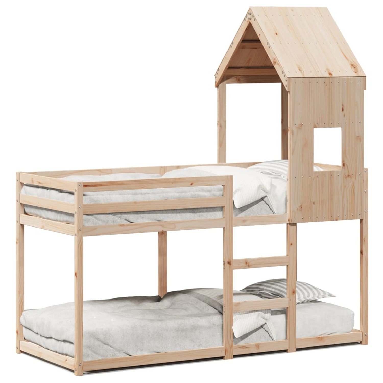 vidaXL Etagenbett ohne Matratze 90x200 cm Massivholz Kiefer 3282000 günstig online kaufen