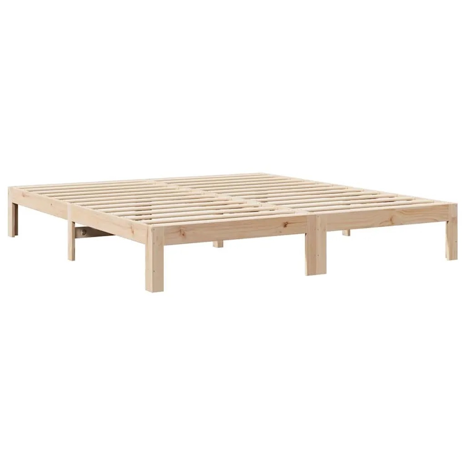 vidaXL Massivholzbett ohne Matratze 160x200 cm Kiefernholz 859217 günstig online kaufen