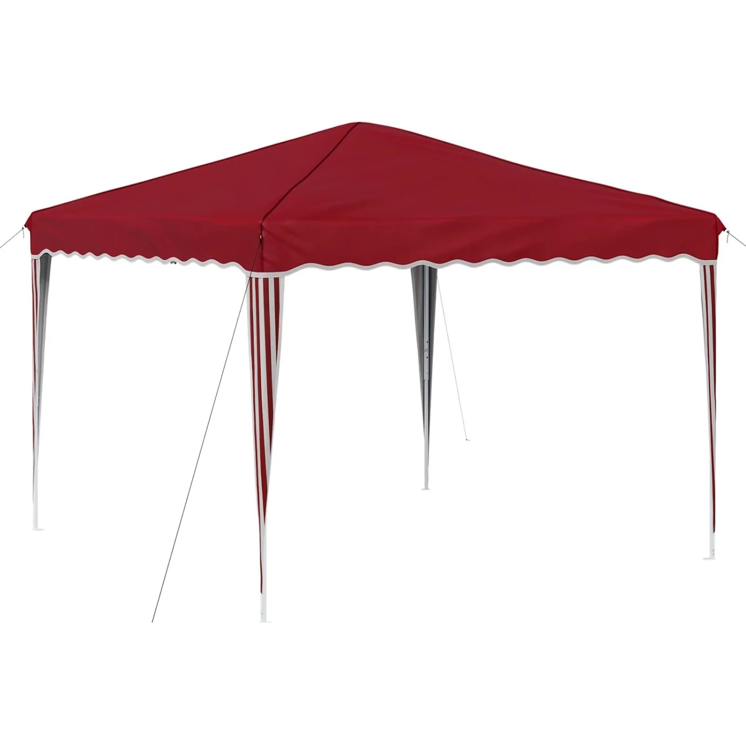 vidaXL Pop-up Partyzelt Bordeauxrot 288 x 288 x 245 cm Oxford-Stoff 42019752