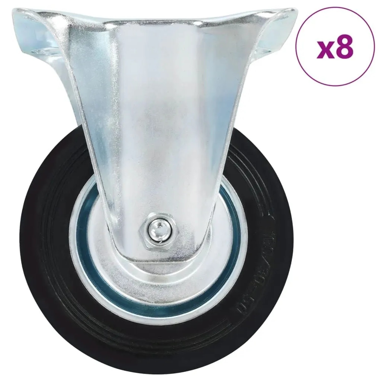 vidaXL 8 Stk Bockrollen 100 mm 277951